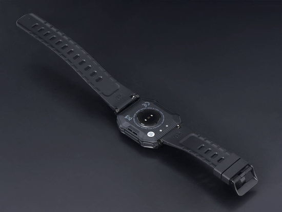 Nový smartwatch GlacierX Trail Black + Pásek k smartwatchi GlacierX Grip Strap Nylon Black 22mm