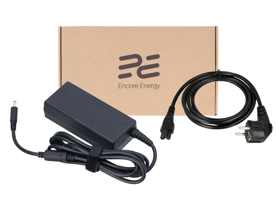 Nový napájecí adaptér Encore Energy pro Dell 65W 4.5 x 3.0mm + napájecí kabel 1,5m