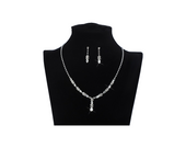 Dream Jewelry Set Silver Necklace + Earrings
