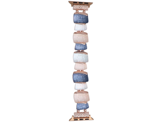 Нова браслет для смарт-годинника GlacierX Gleam Cube Stretch Bracelet Ultramarine Blush для Apple Watch 38/40/41mm Синій