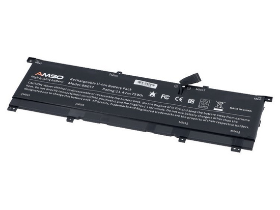 Batería nueva para Dell XPS 15 9575 2en1 Precision 5530 2en1 75Wh 11.4V 6254mAh 8N0T7