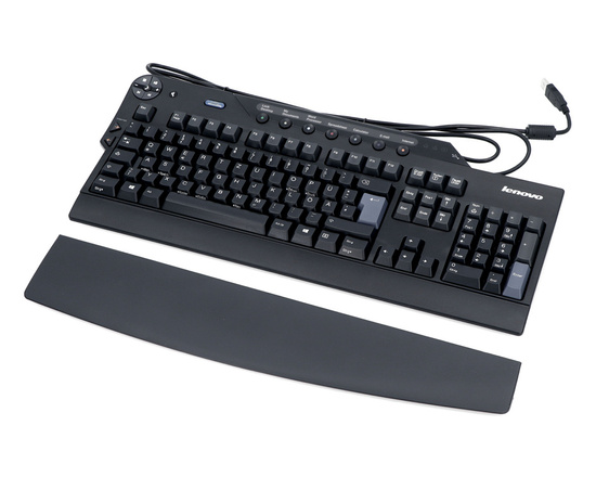 NUOVA Tastiera Lenovo Enhanced SK-8815 USB Multimediale QWERTZ + Stickers