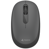 Nová bezdrátová kancelářská myš Triadyn SAO 2.4GHz Bluetooth 1600DPI šedá