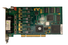 Dialogic D/4PCIUF und D/4PCIU4S Media Boards Controller-Karte