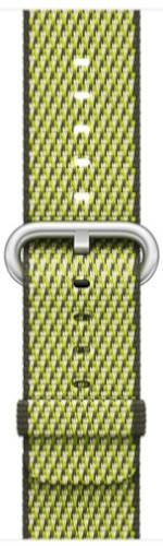 Original Apple Watch Woven Nylon Dark Olive 42mm Strap dans un emballage scellé