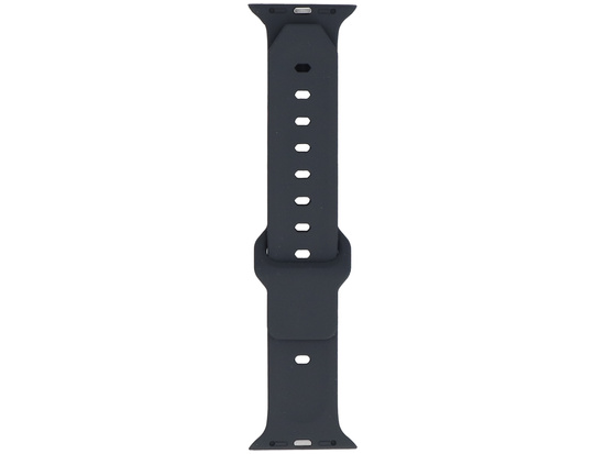 Ремінець для смарт-годинника GlacierX Silicone Wave Anthracite Grey для Apple Watch 38/40/41mm Антрацитовий