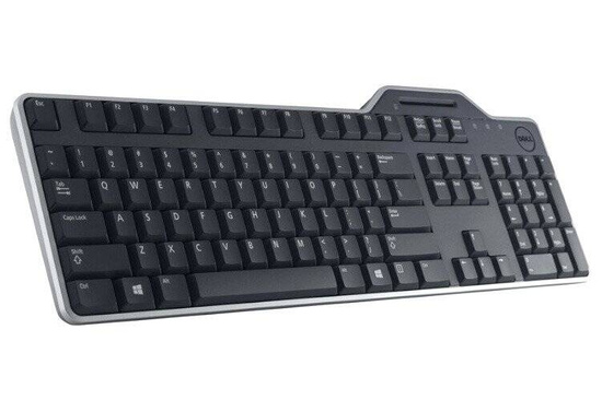 Clavier Dell SmartCard KB813 USB QWERTY + Autocollants (sans pieds)