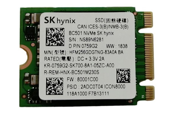 Disk SK Hynix BC501 128GB SSD M.2 2230 NVMe BC501M230S