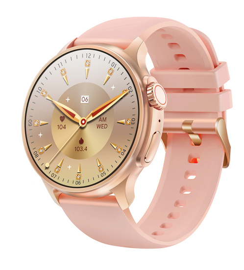 Nuevo Smartwatch GlacierX Aura Rose Gold + Pulsera de malla GX-AR60 BM