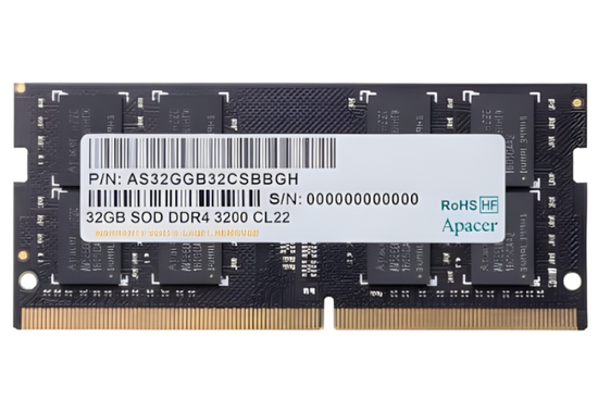 Paměť DDR4 Apacer 32GB 3200MHz CL22 1,2V SODIMM