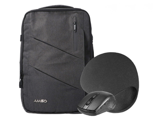 Touchscreen Dell Latitude 5410 i5-10310U 16GB 512GB SSD M.2 1920x1080 Klasse A Windows 11 Home + Amso Tung Rucksack + kabellose Maus + Mauspad