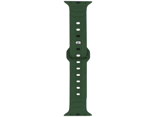 Smartwatch-Armband GlacierX Silicone Wave Dark Grass Green für Apple Watch 42/44/45/49mm Grün