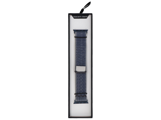 Новий ремінець GlacierX Grip Strap Nylon Stormy Blue для Apple Watch 38/40/41mm Синій