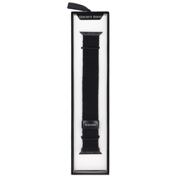 New strap for GlacierX Braided Magnetic Buckle Black smartwatch for Apple Watch 38/40/41mm Black