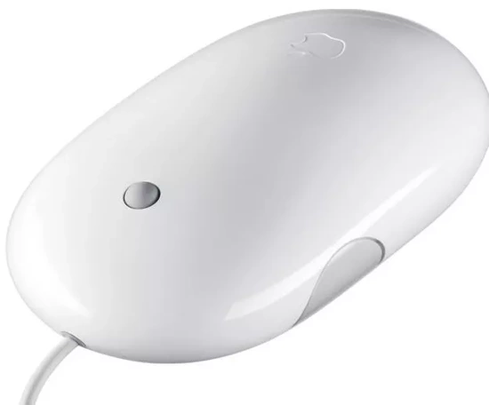 Apple Mouse Mighty Mouse A1152 ottico bianco USB