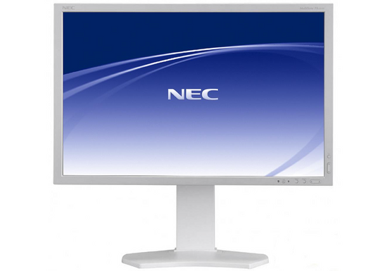 NEC MultiSync PA241W 24" LCD IPS 1920x1200 PIVOT DisplayPort DVI Stříbrný monitor třídy A