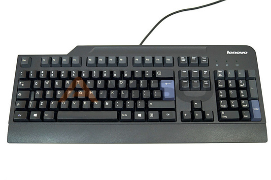 Gebrauchte USB QWERTY-Tastatur + Aufkleber