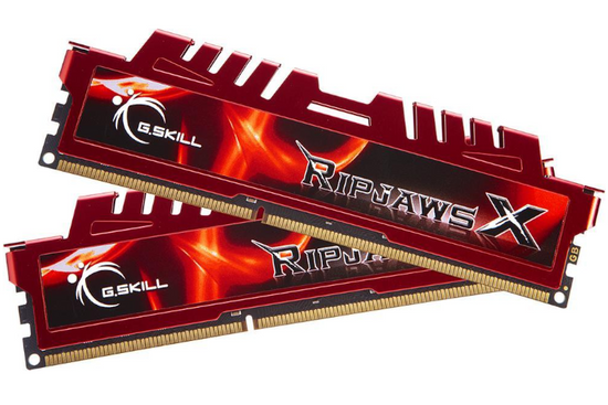 Paměť RAM G.Skill RipjawsX DDR3 8GB (2x4GB) 1600MHz CL9 F3-12800CL9D-8GBXL