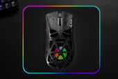 New Wireless Gaming Mouse Triadyn Play IAPETUS PixArt PAW3311DB 12000 DPI for Gamers LED Lighting HUANO Black