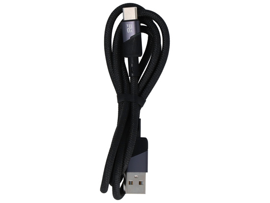 Nuevo cable Encore Energy USB-A USB-C 2A cable QC PD para carga y transferencia de datos 100 cm trenzado negro EE101-C