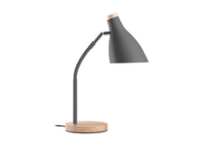 Nowa Lampka Biurkowa Scandi Grey E27 do 40W Szara