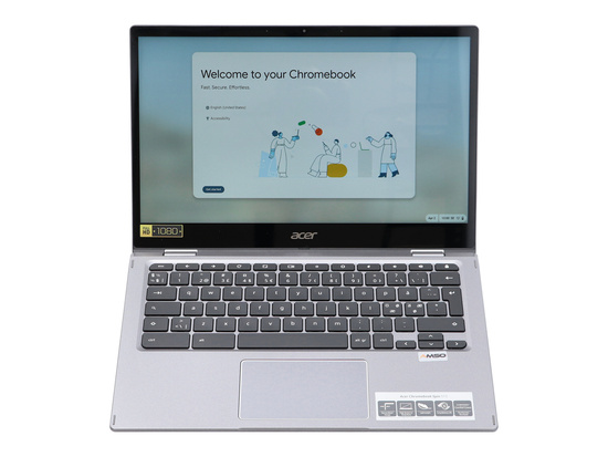 Acer Chromebook Spin 513 R841T Gray 2-en-1 tactile Snapdragon 7C 8 Go 64 Go 1920x1080 Classe A Chrome OS