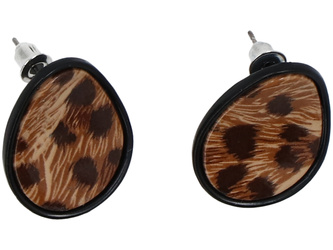 Pendientes Pantera Marrones