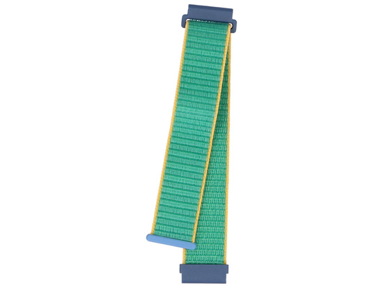 Nuova cinghia per smartwatch GlacierX Grip Strap Nylon Crayon Green Giadeite + gialla e blu 22mm