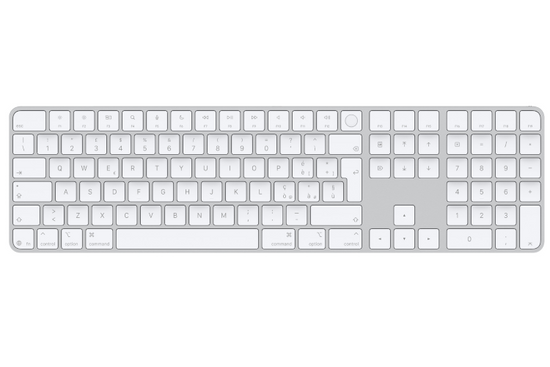 Originální klávesnice Apple Magic Keyboard TouchID Numerická italská QWERTY