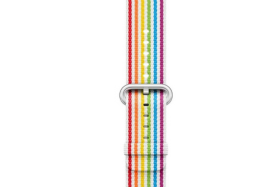 Original Apple Watch 38mm Pride Edition Woven Nylon Strap in sealed packaging