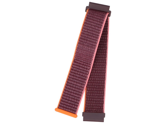 Nový pásek na smartwatch GlacierX Grip Strap Nylon Plum Švestkový + růžový a oranžový 22mm
