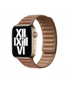 Originale Apple Orologio con cinturino in pelle Saddle Brown 40 mm / L