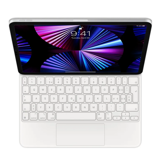 Nuevo Original Apple iPad Pro Magic Keyboard 11'' Blanco Embalaje Suizo Sellado