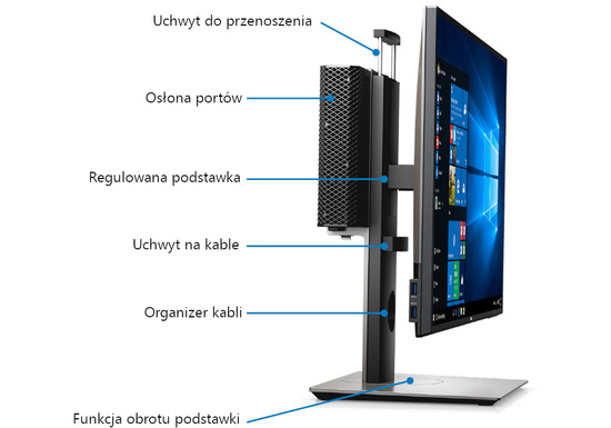 Dell Micro All-In-One MFS18 Computer Stand for Monitor