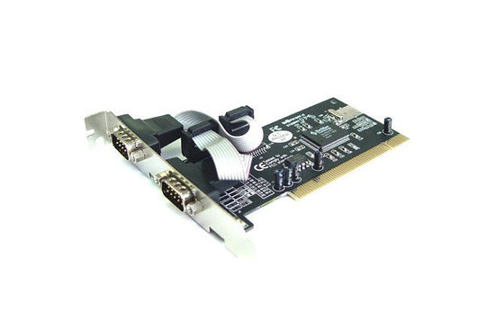 Steckkarte Controller 2x RS-232 für PCI Hochprofil