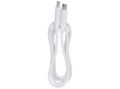 Nuevo cable Encore Energy 2x USB-C cable PD para carga y transferencia de datos 100cm blanco 60W MD-60CC1W