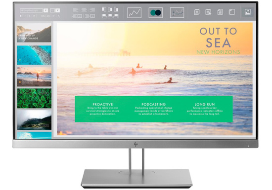 HP EliteDisplay E233 23" LED 1920x1080 HDMI IPS Argento Monitor di classe A