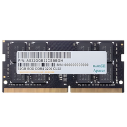 Mémoire DDR4 Apacer 32 Go 3200 MHz CL22 1,2 V SODIMM