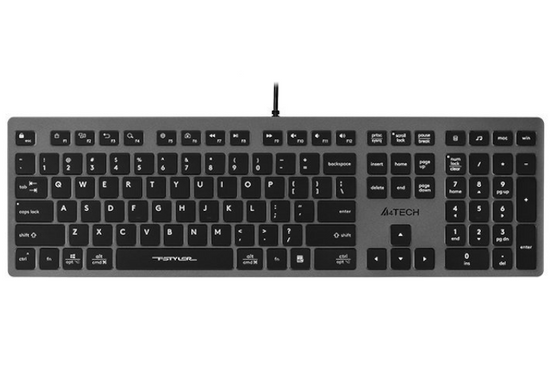 NOUVEAU CLAVIER A4Tech FSTYLER FX60H Rétroéclairé Multimédia