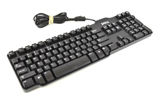 Tastiera da Ufficio Dell SK-8115 L100 USB QWERTY Nera