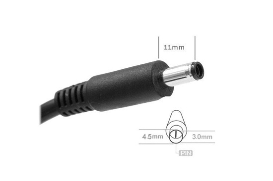 Alimentatore originale Dell AC Adapter 45W 19.5V 2.31A 4,5x3,0x11mm LA45NM131