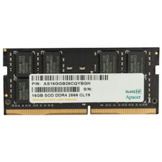 Нова оперативна пам'ять APACER 16GB DDR4 2666MHz SODIMM CL19 1.2V (AS16GGB26CQYBGH) OEM