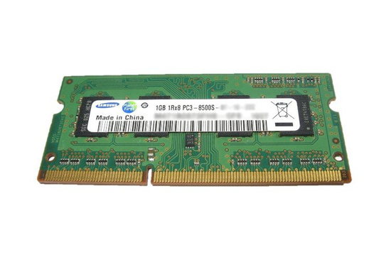 RAM SAMSUNG 1GB DDR3 1066MHz PC3-8500S SODIMM Laptop Memory