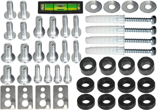 Neuer Wandhalter für Fernseher Monitor PLA67-466 37-70" 75x75 100x100 200x200 400x400 600x400 TV Schwarz