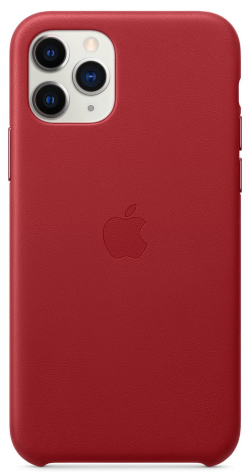 Оригінал чохол Apple шкіряний iPhone 11 Pro Red