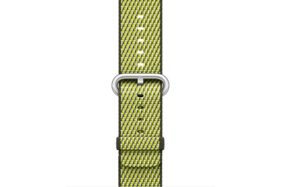 Original Apple Watch Woven Nylon Dark Olive 38mm Strap dans un emballage scellé