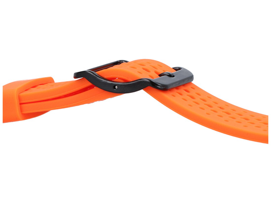 New strap for smartwatch GlacierX Silicone Air Dot Vibrant Orange 22mm