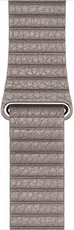 Originale Apple Cinturino orologio in pelle Loop Smoke Gray 42MM / M in confezione sigillata