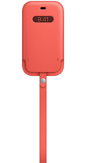 Nouveau Original Coque en cuir Apple iPhone 12 Pro Max Rose Citrus