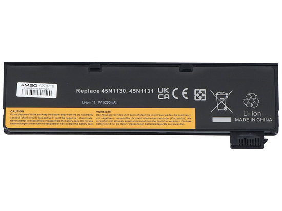 Nowa bateria Lenovo ThinkPad X240 X250 X260 T440 T450 T460 56Wh 11.1V 5200mAh 45N1132